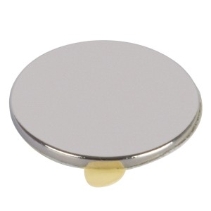 Fix-o-moll Magnetscheibe, selbstklebend, Ø 19mm, silber. Für Pinnwände und mehr.