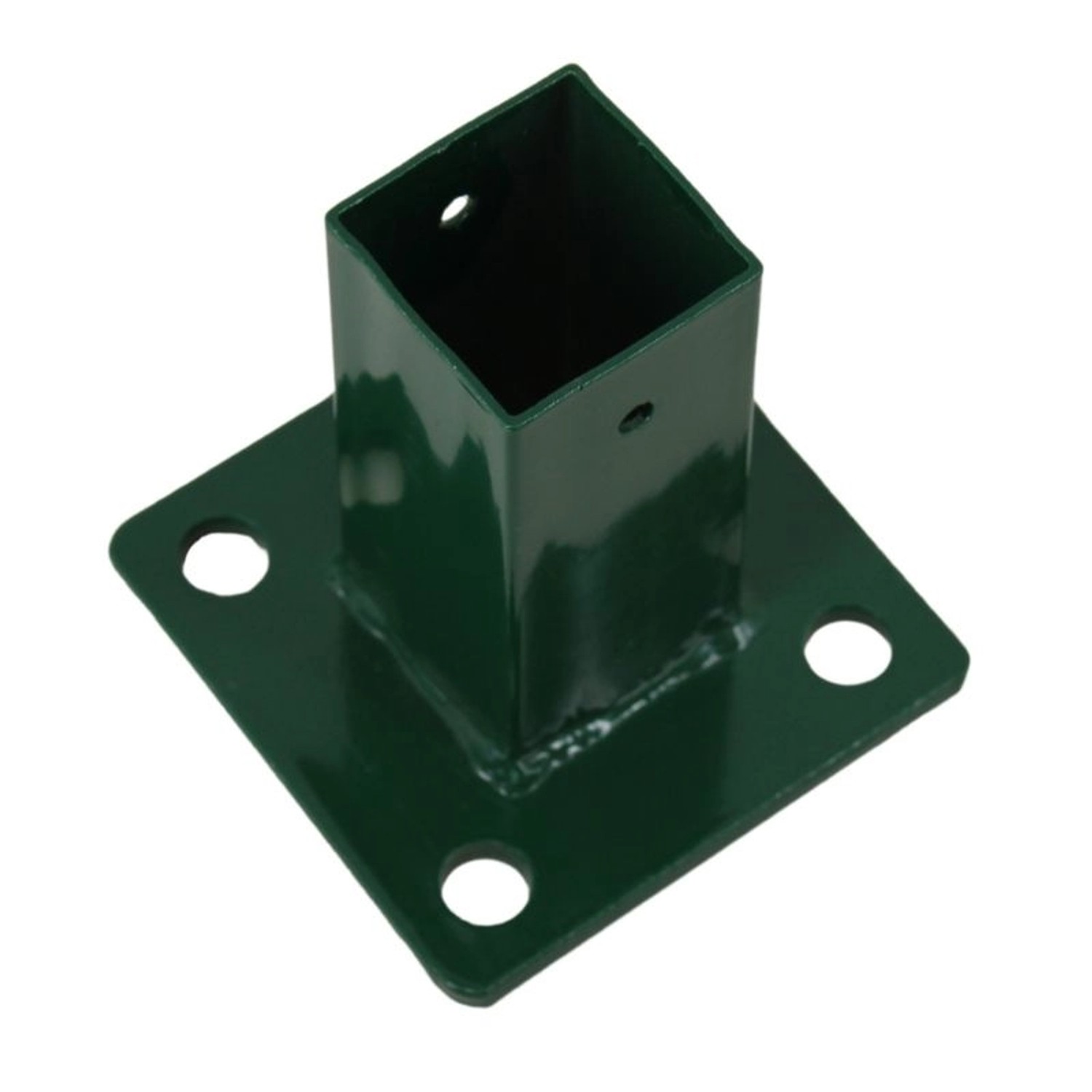 Galaflor Bodenplatte für Zaunpfosten 40x40mm Grün günstig online kaufen