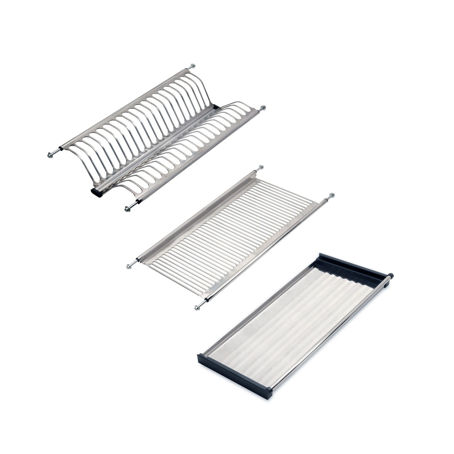 Emuca Abtropfgestell aus Rostfreiem Stahl Drynox Modul 500 mm Edelstahl