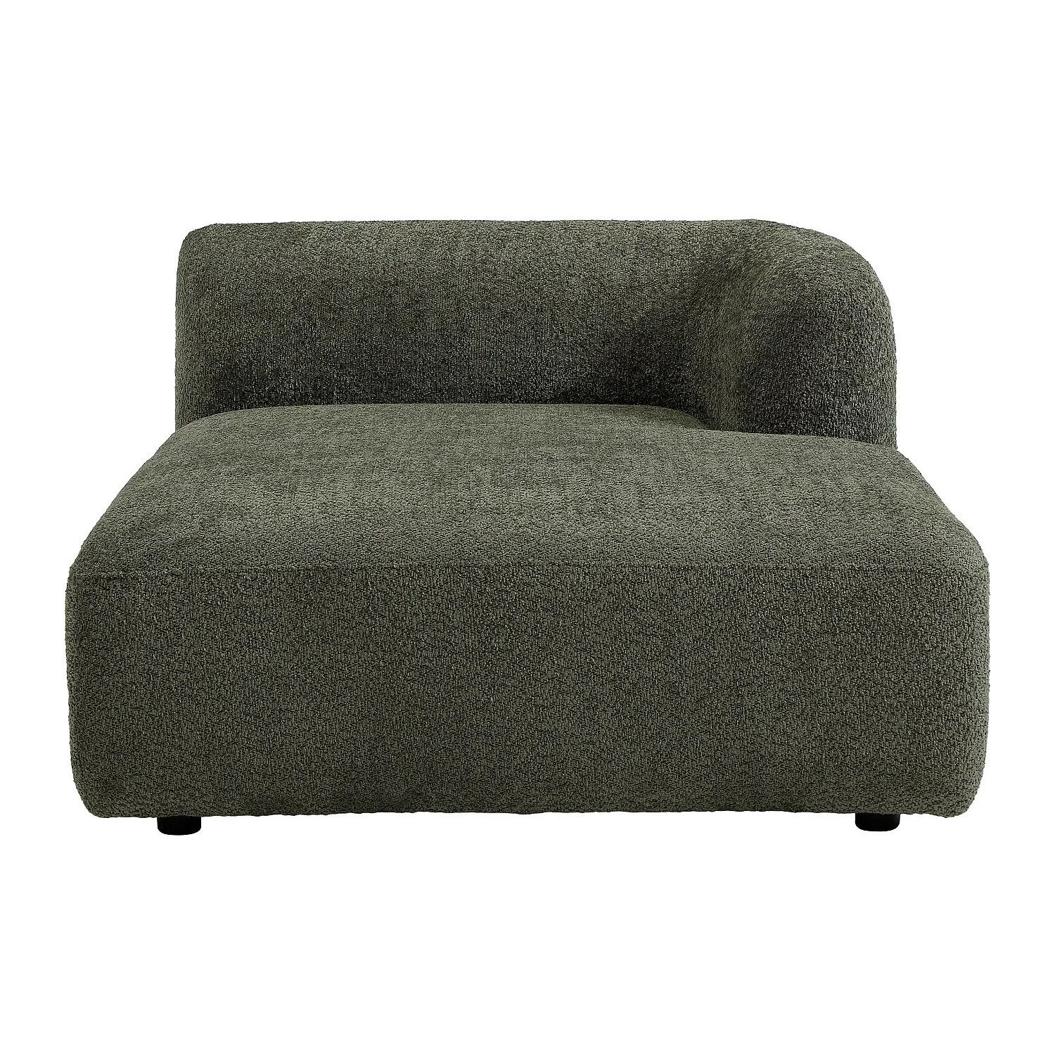 Vente-unique Recamiere Ohne Schlaffunktion Danepi Grün 113 cm