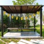 Gelbe Näve LED Lichterkette mit Bierkrügen, 20 Leuchten, 5 m Länge für Außen-Dekoration.