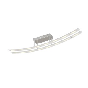 Lindby LED Deckenleuchte Jarda 9621139 Dimmbar Modern in Transparent aus Glas 16-flammig Wohnzimmerleuchte