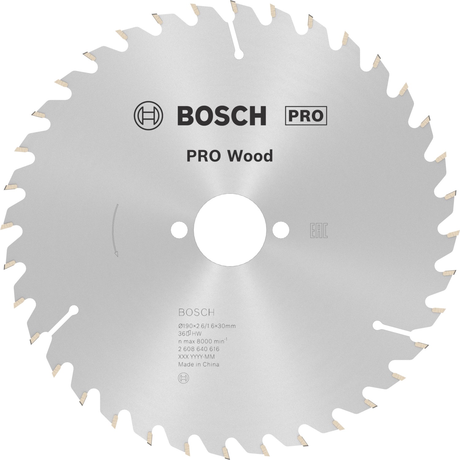 Bosch Hartmetall Kreissägeblatt 190 mm x 30 mm x 2,6 mm günstig online kaufen