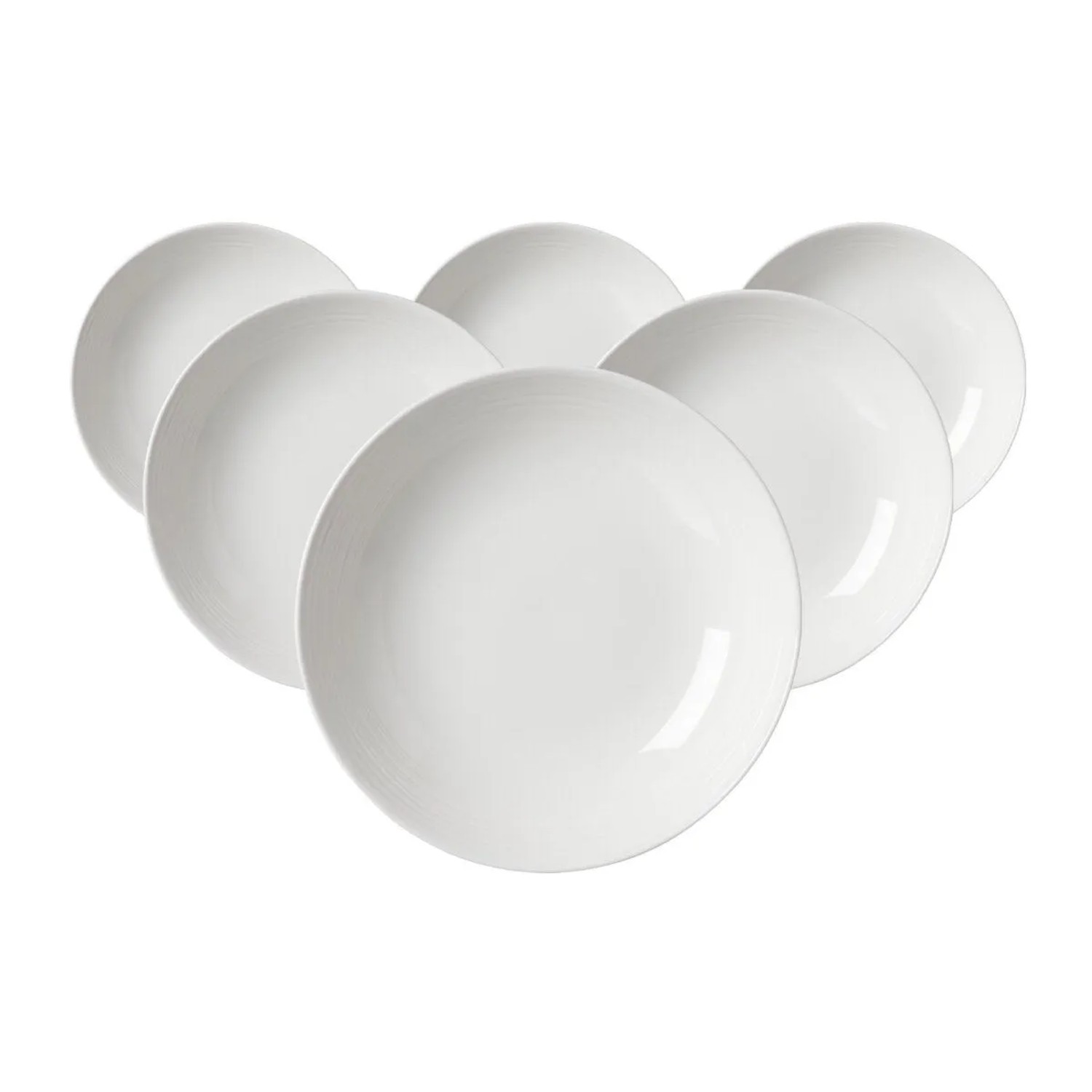 Ritzenhoff & Breker Levi Suppenteller 22 cm 6er Set Weiß