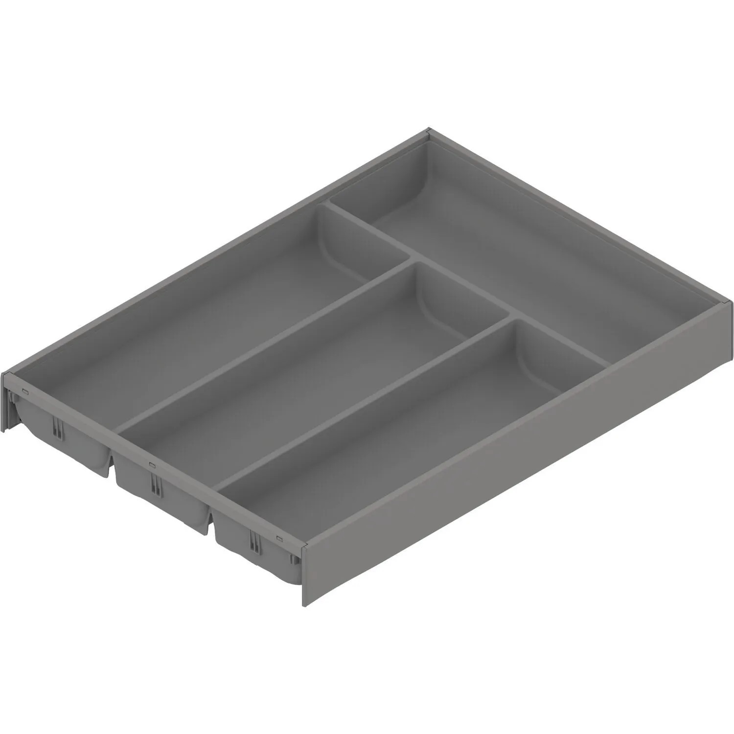 Blum Besteckkasten Ambia-Line 425x300x50 mm Besteckeinsatz Stahl Indiumgrau Matt