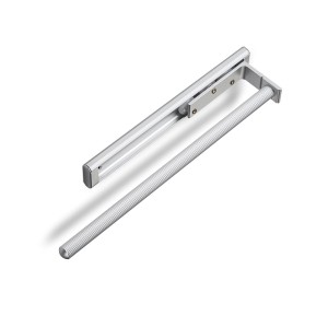 SOTECH Aluminium Handtuchhalter TED 1 Armig 325 bis 487 mm Ausziehbar EV1 Eloxiert