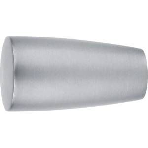 Mydeco Endstück Noble für Gardinenstange, Edelstahl-Optik, Ø 2 cm.