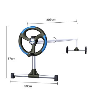Summer Fun Pool-Aufroller für Poolabdeckungen bis 440 cm, mobile Ausführung.