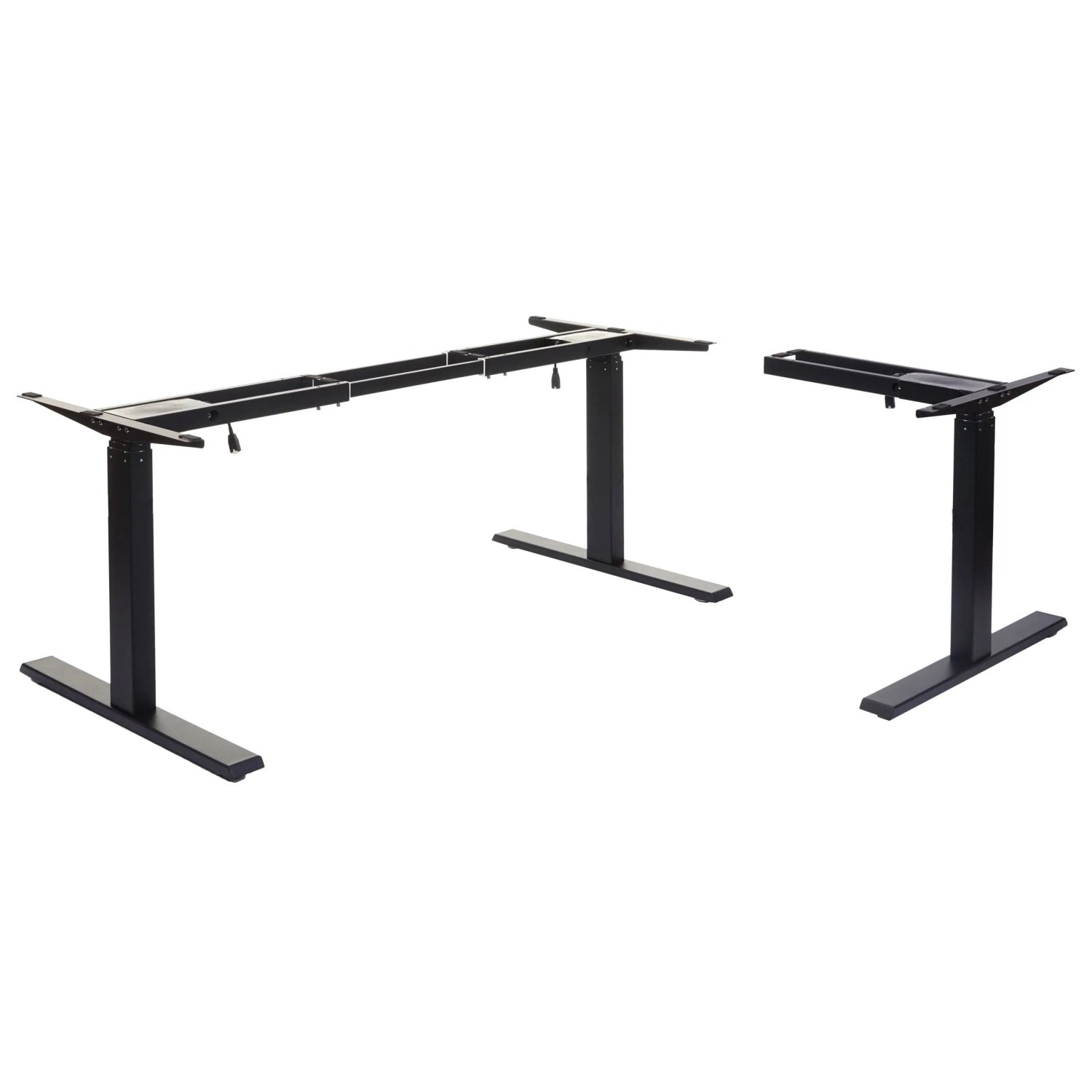 MCW Gestell D40 Für Eck-Schreibtisch Schwarz