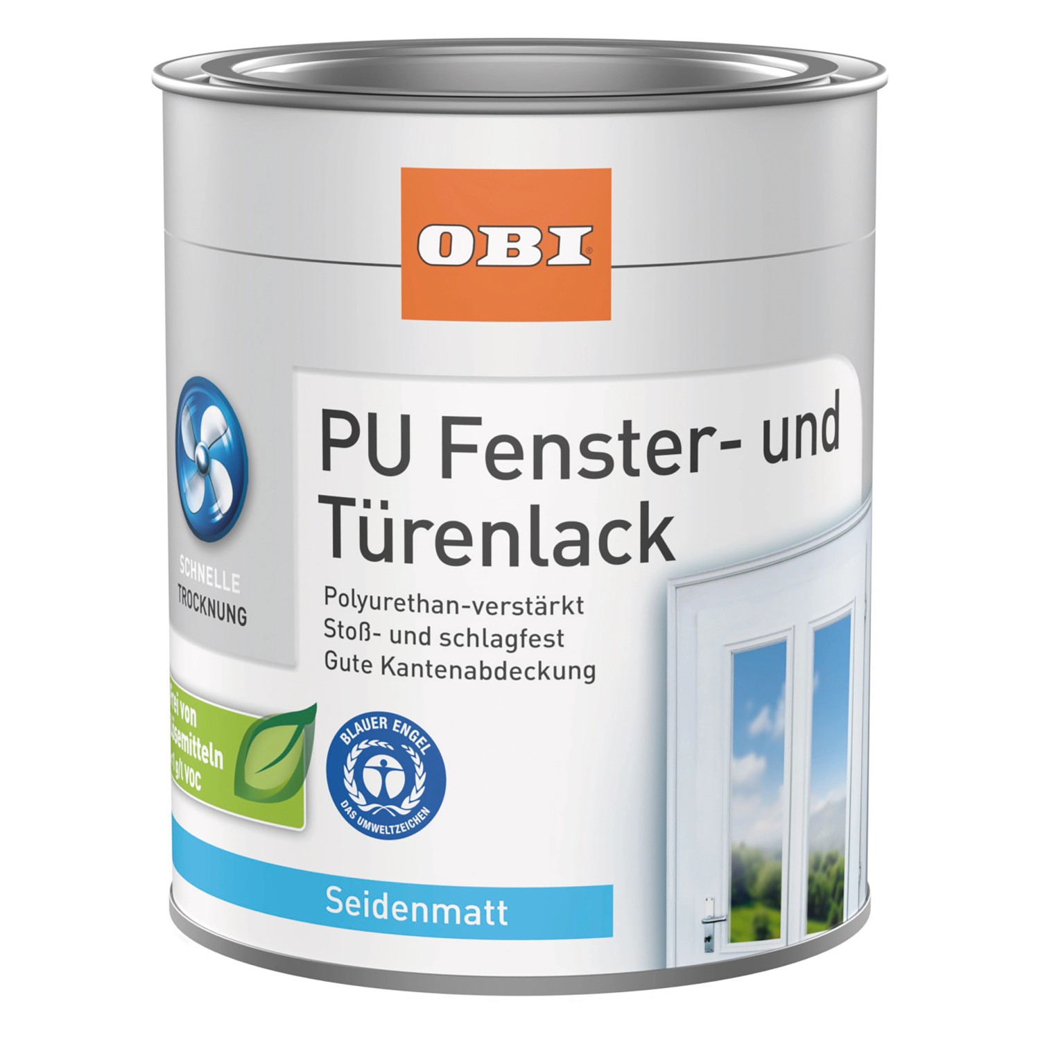 OBI PU Fenster-und Türenlack RAL 7016 Anthrazit seidenmatt 750ml günstig online kaufen