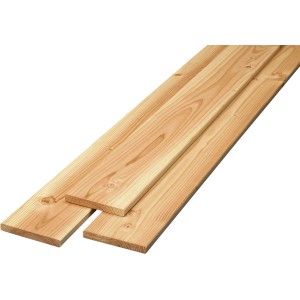 Glattkantdiele aus Douglasie, 1,8x9x300 cm, für Terrasse, Zaun oder Fassade.