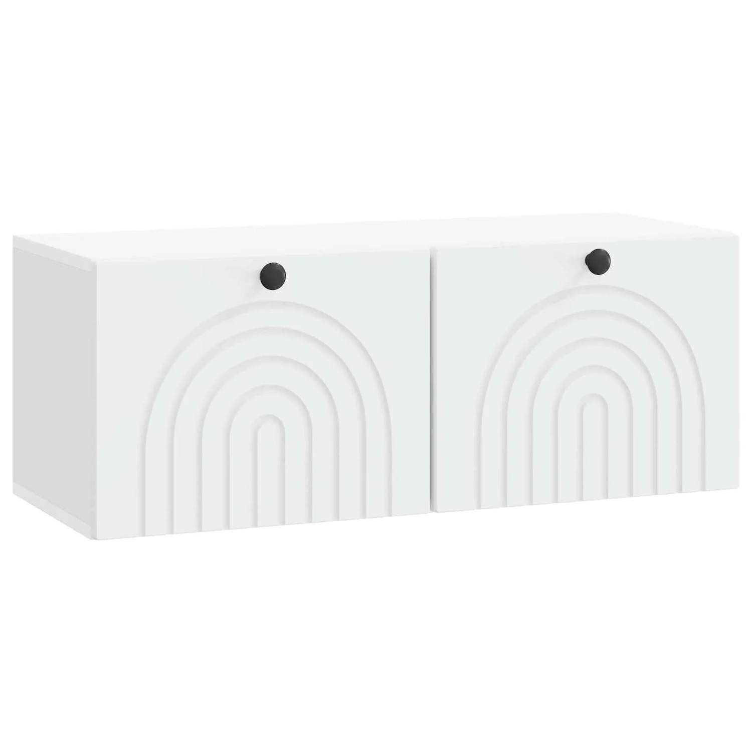 vidaXL Wandmontierter TV-Schrank Weiß 78,5 x 31 x 30 cm Holzwerkstoff 898205