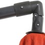 Detailaufnahme: Gelenkstück des Ampelschirm Alvarado, 300x300 cm, Terracotta.