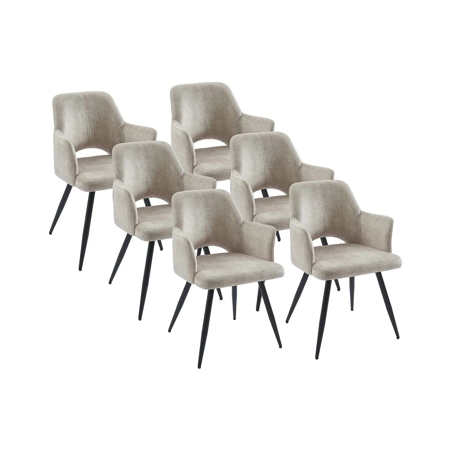 Vente-unique Stuhl Kadija Beige 54 cm