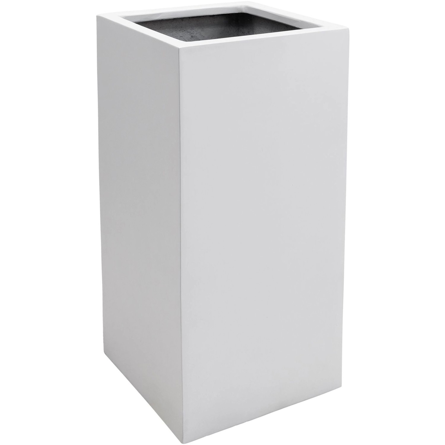 Vivanno Pflanzkübel Block 30 cm x 30 cm x 60 cm Weiß günstig online kaufen