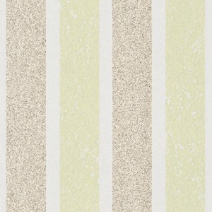 Gestreifte Vliestapete in Creme, Beige und Weiß mit dezentem Struktur-Effekt für Flur und Diele.