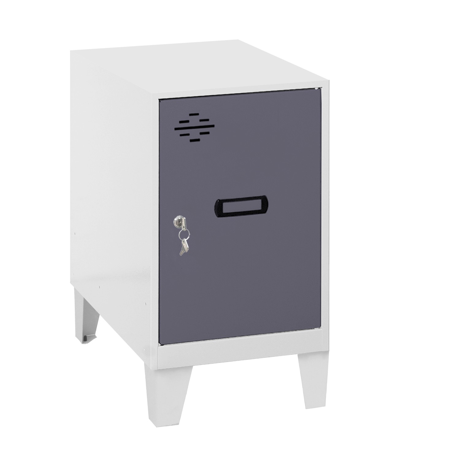 PROREGAL Schließfachwürfel AMEGO HxBxT 57,5 x 30 x 50 cm Mit Standfüße Anth günstig online kaufen