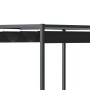Detailansicht der Furnicato Pergola 3x2m mit verstellbarem, schwarzem Sonnendach.