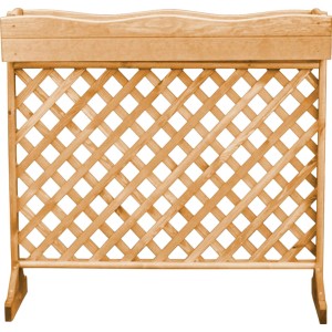 Promadino Spalierkasten Rustica aus Kiefernholz, 108x110x41cm, für Garten & Terrasse.