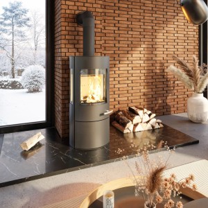 Haas+Sohn Kaminofen Vitus.l Stahl 6,4 kW