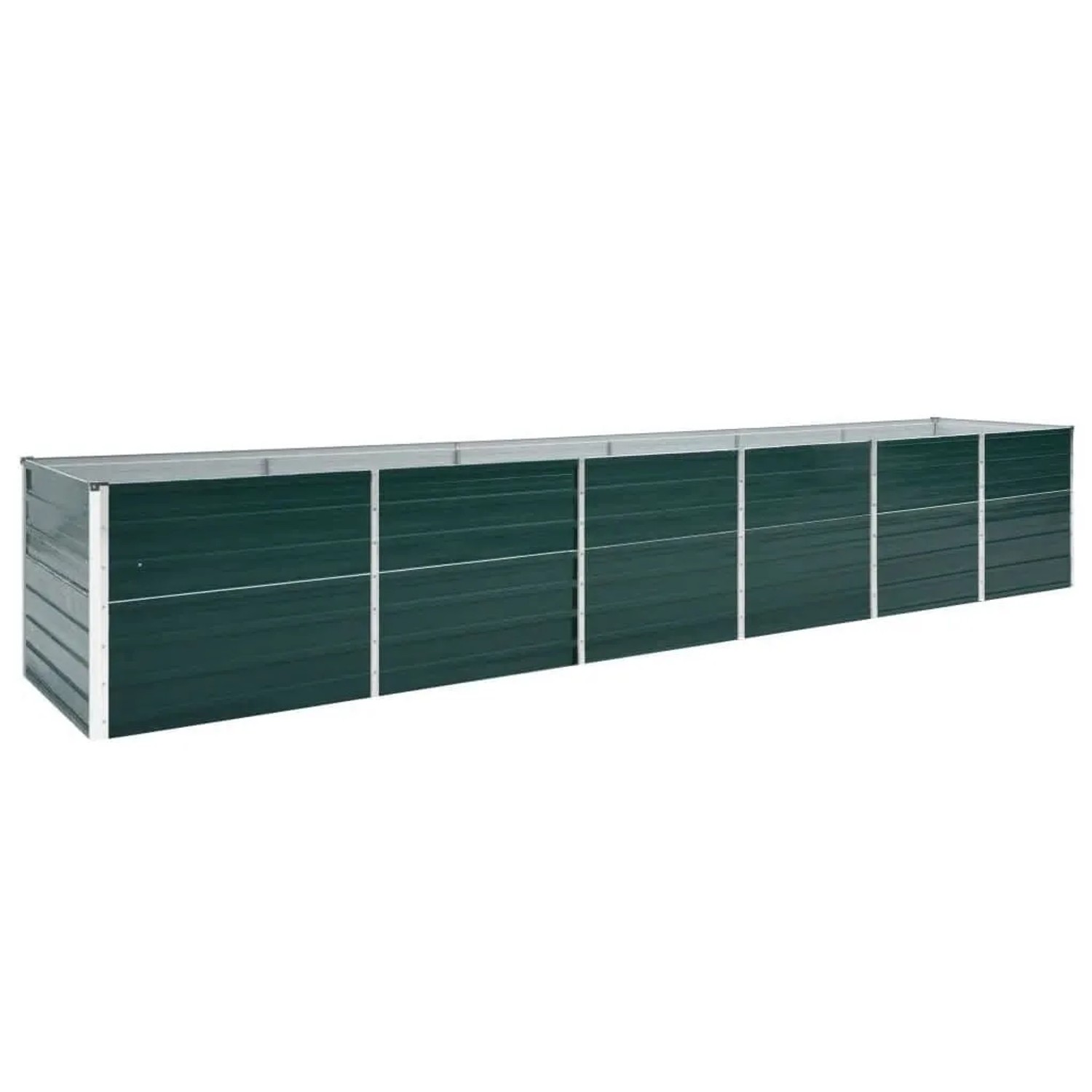 Furnicato Garten-hochbeet Verzinkter Stahl 480x80x77 Cm Grün
