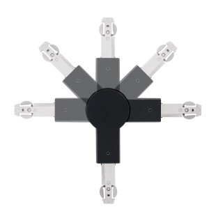 Paulmann URail Gelenk-Verbinder in Schwarz matt für flexible Schienensysteme bis 1000W.