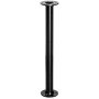 Schwarzes Wagner Möbelbein Industrial Pipe, 400 mm lang, für Möbelbau im Industrial Style.