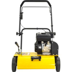 Texas Benzin-Vertikutierer Pro Cut 460TG, gelb, mit robustem Motor und 48 Häckslermessern.
