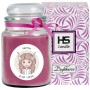 HS Candle Duftkerze Stier im Glas mit Lavendelduft und Geschenkverpackung.