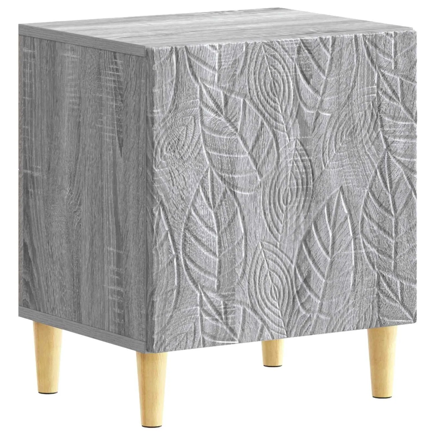 vidaXL Nachttisch Grau Sonoma 43 x 34,5 x 50 cm Holzwerkstoff 895037
