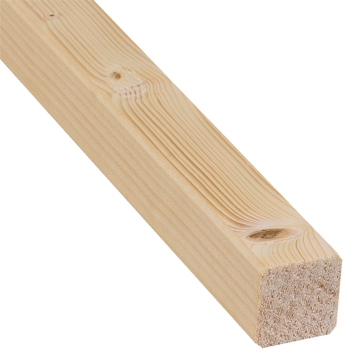 Rahmenholz Fichte/Tanne gehobelt gefast 34 mm x 34 mm x 2000 mm