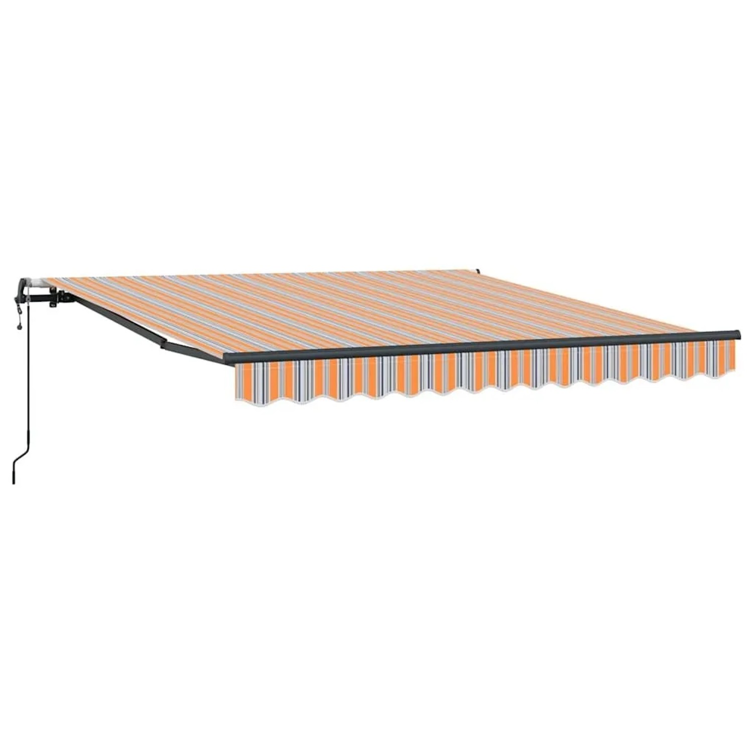 vidaXL Einziehbare Markise Mehrfarbig 350 x 250 cm Stoff und Aluminium 3330 günstig online kaufen