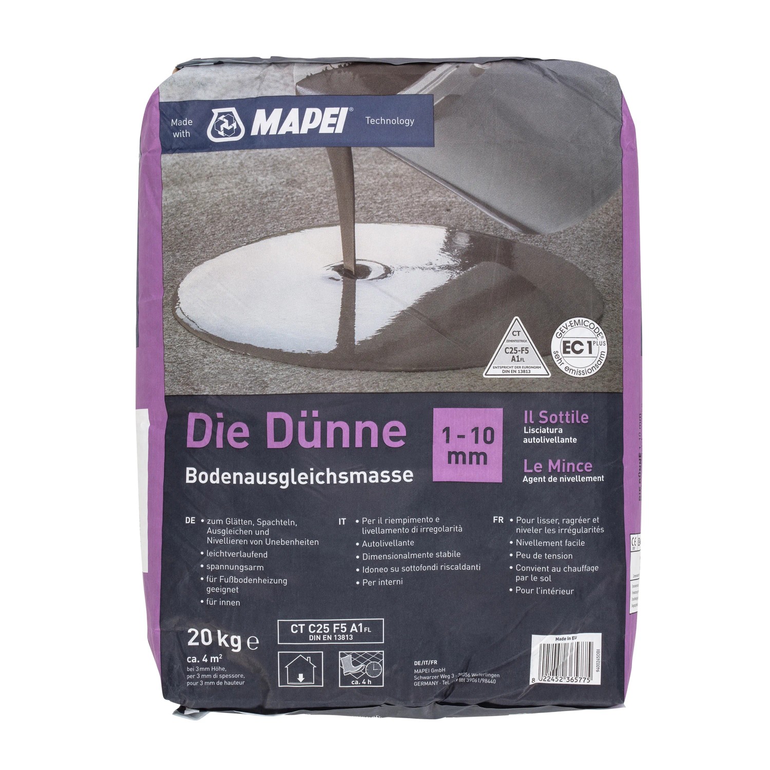 Mapei Bodenausgleichmasse Die D nne 1 Mm 3 10 Mm Bei OBI