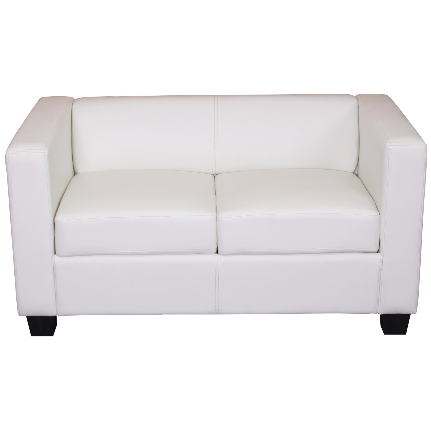MCW 2er Sofa Lille Kunstleder Weiß günstig online kaufen