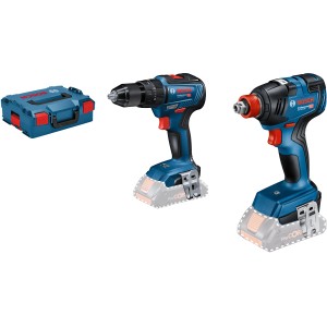 Bosch Professional Akkuschrauber GDX 18V-200 + GSB 18V-55 Solo mit Koffer.