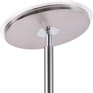 Detailaufnahme der LED-Stehleuchte Hans Stahl, ein moderner Deckenfluter mit dimmbarem Fluterkopf.