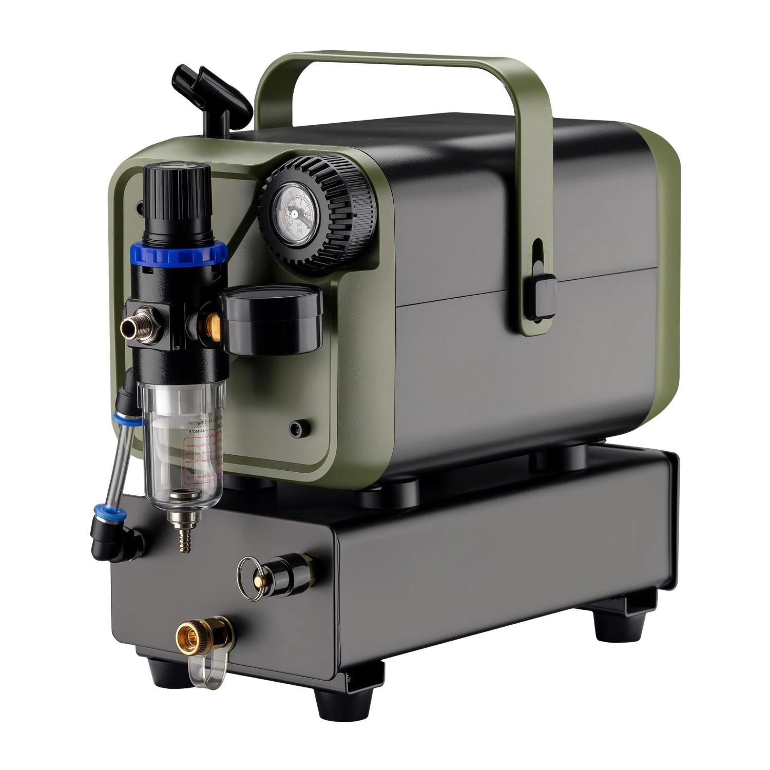Wiltec Airbrush Kompressor Hs-679F 1/6Ps Luftkompressor 28L/Min Pistole Design