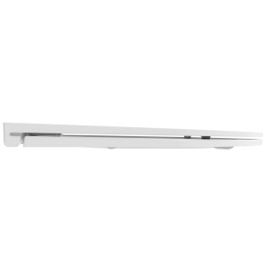 Domberg WC-Sitz für WC DB1000, D-Form, Duroplast, Absenkautomatik, Schnellabnahme, Edelstahlbefestigung.