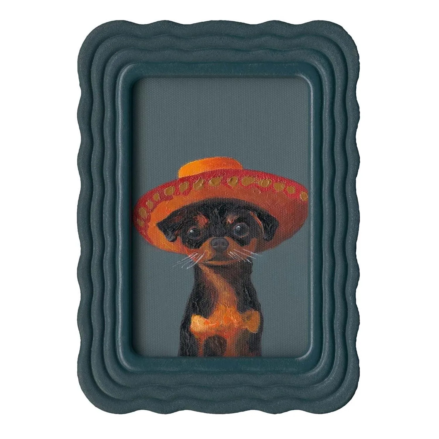 Art Universe Leinwandbild Mexican Puppy 15 x 21 cm