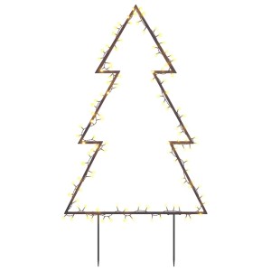 vidaXL Weihnachtsbaum mit Erdspießen und 115 LEDs 90 cm 357718