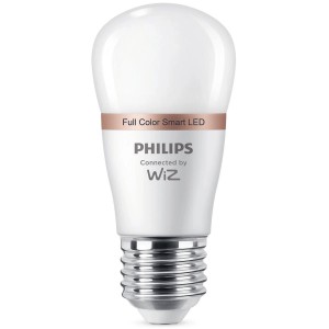Philips Smart LED-Leuchtmittel E27 in Tropfenform, Tunable White & Color.
