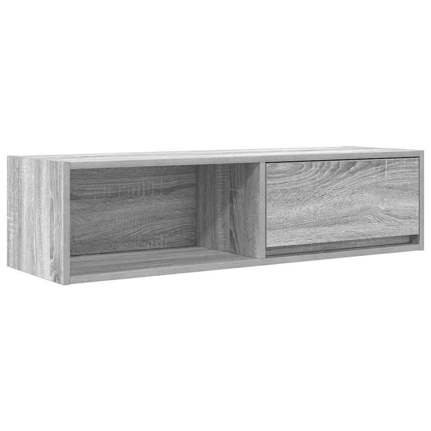 vidaXL TV-Schrank Grau Sonoma 100x31x25,5 cm Holzwerkstoff 861482