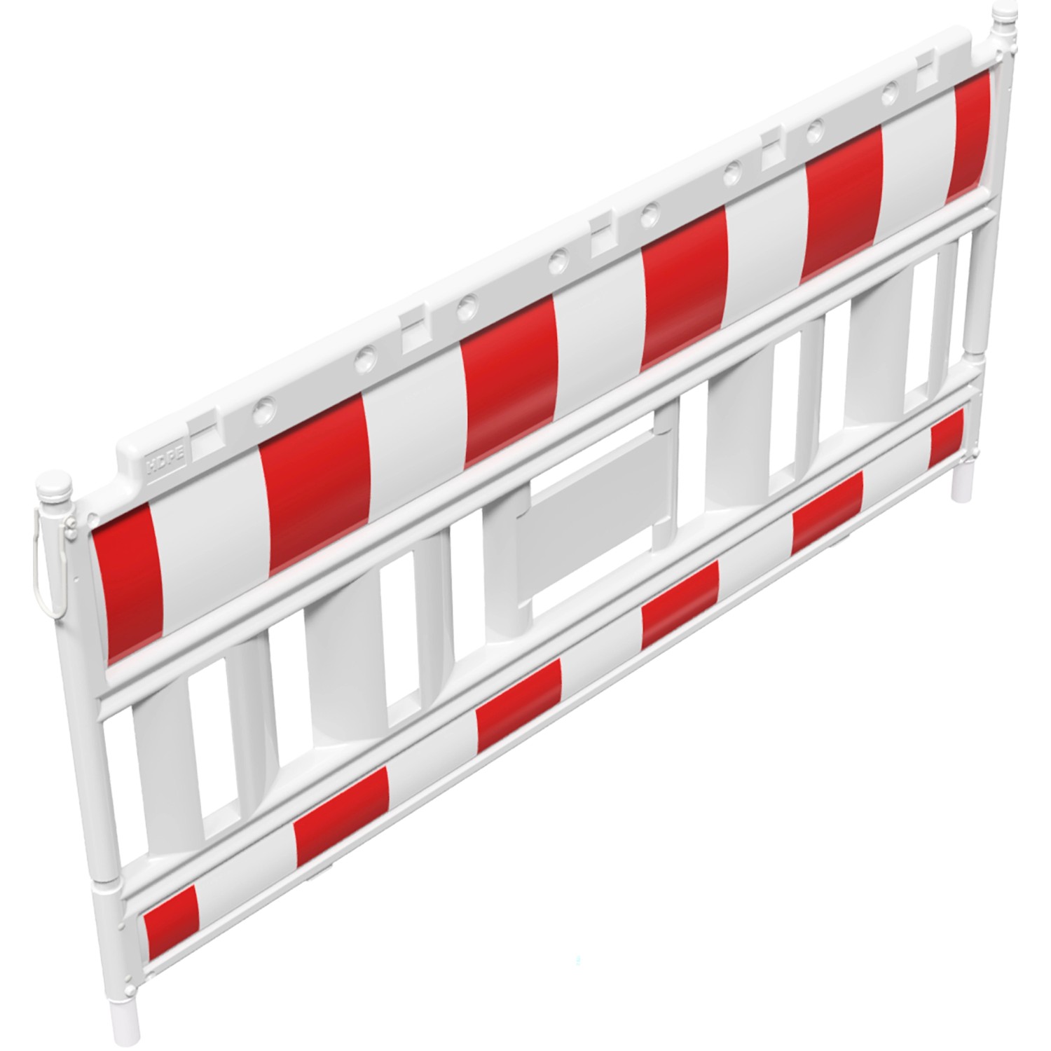 Schake Euro2-Absperrschranken Nox RA1/A Ohne Lampenadapter Weiß-Rot günstig online kaufen