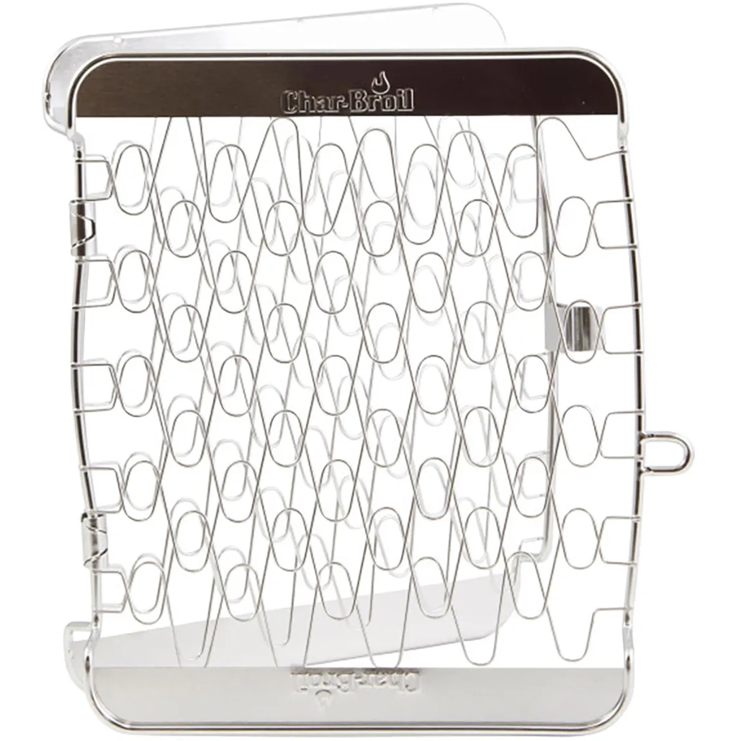 Char-Broil Grillkorb aus Edelstahl für Fisch und Gemüse. Grillzubehör für schonendes Grillen.