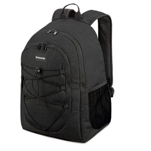 Bomoe IceBreezer KR45 Kühlrucksack, 25 Liter, Anthrazit. Kühltasche mit Außentasche und Netz-Flaschenhalter.