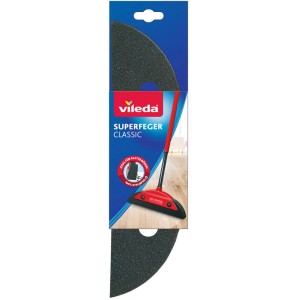 Vileda Ersatz-Kehrteil für Superfeger Classic Besen. Mikroschaum für glatte Böden.