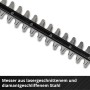 Messer der Einhell Akku-Teleskop-Heckenschere GC-HH 18/45 Li T-Solo, lasergeschnitten und diamantgeschliffen.