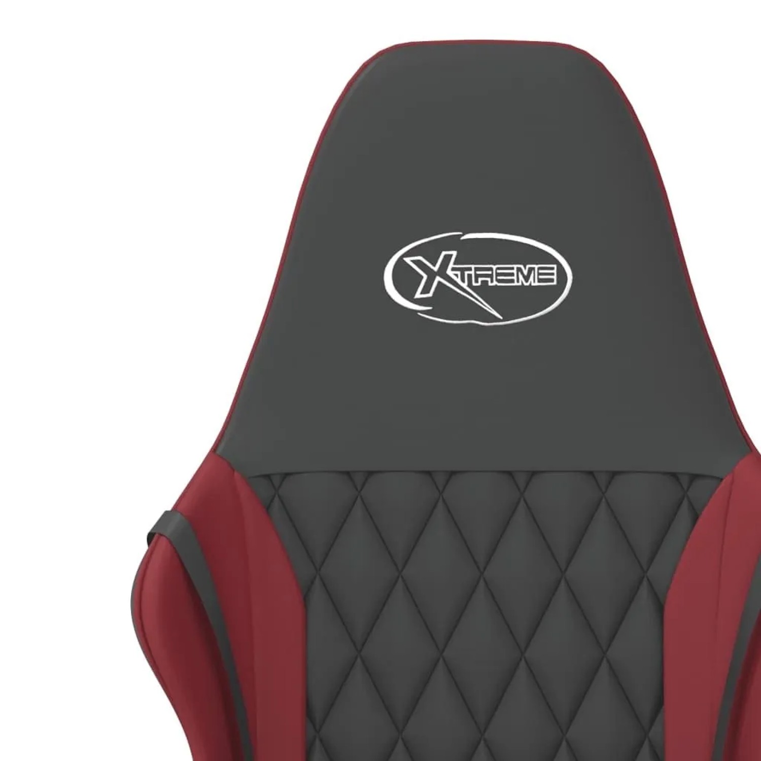 vidaXL Gaming-Stuhl mit Massagefunktion Schwarz und Weinrot Kunstleder 345540_10