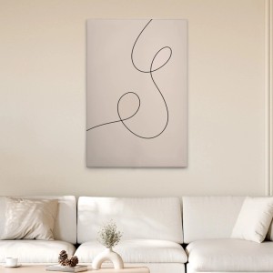 Tadessi Leinwandbild - M1-No.51577 - Minimalistisch Skandinavisch - 80 x 120 cm - Querformat