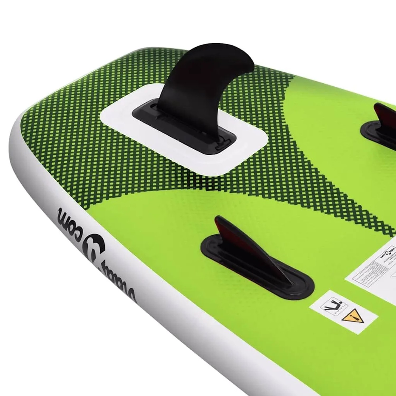 vidaXL SUP-Board-Set Aufblasbar Grün 330x76x10 cm 93387_6